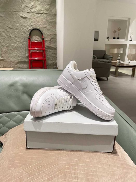 Buty meskie Mokasyny Nike_Air_Force_1_Low '07_Biały R.45