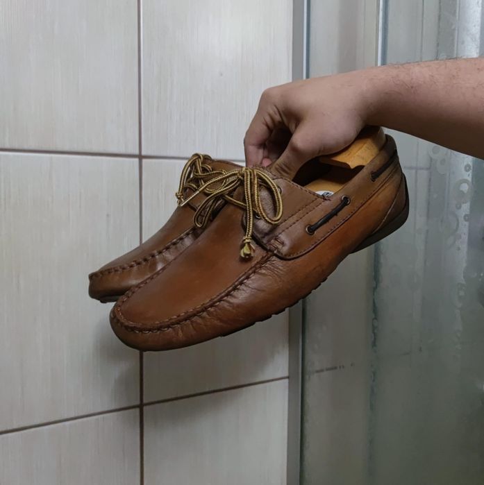 Buty obuwie 43 Next mokasyny czarne brązowe włoskie letnie eleganckie