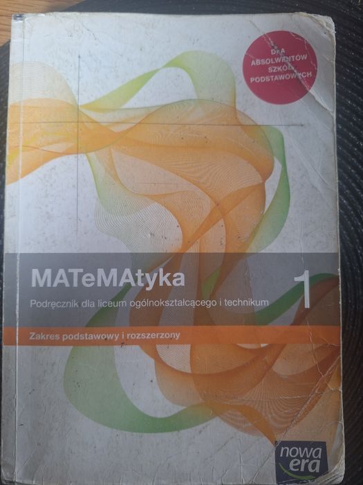 Podręcznik Matematyka 1 zakres podstawowy i rozszerzony