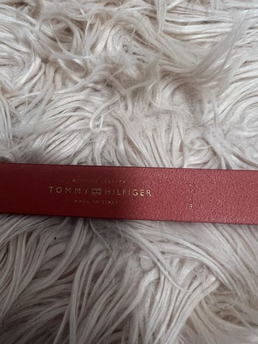 Czerwony pasek TOMMY HILFIGER nowy