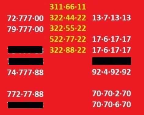 Красивый золотой номер Водафон Vodafone МТС