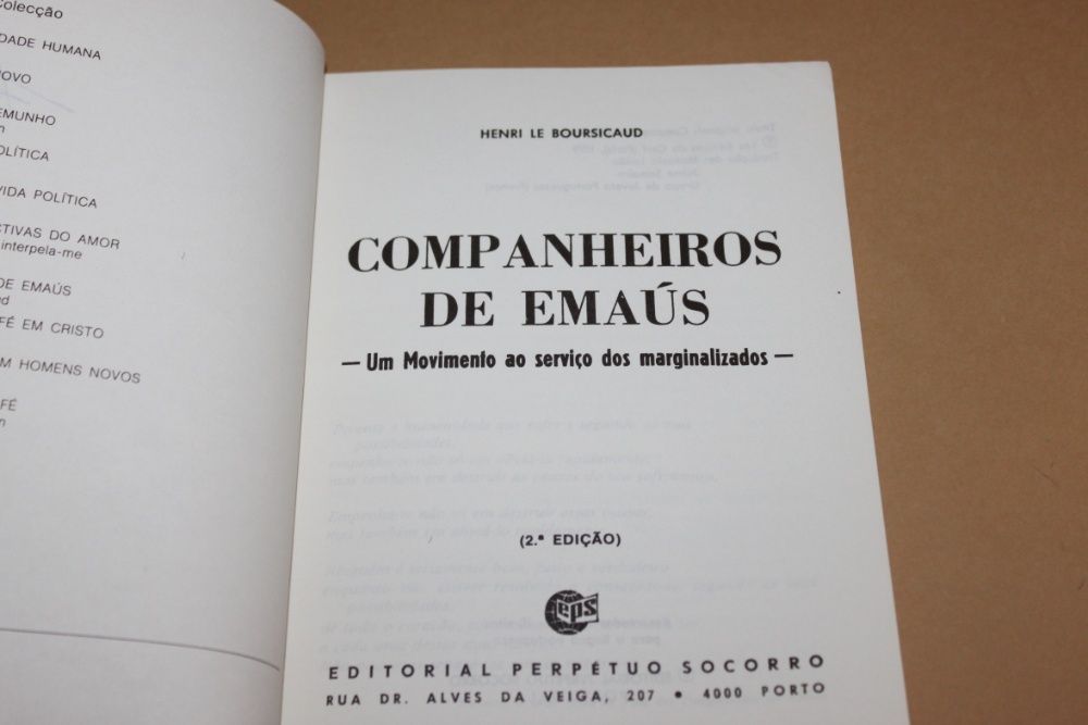 Companheiros de Emaús// H.Le Boursicaud
