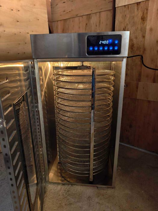 Роторний обертовий дегідратор сушарка для овочів фруктів м'яса 2 кВт