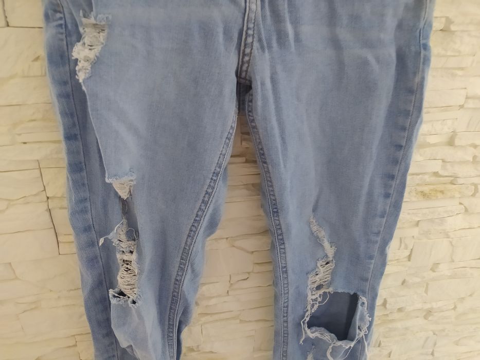 Skinny New look roz 36 dziury przetarcia