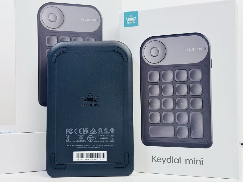 Нова Міні клавіатура Huion Keydial Mini (К20) 18 клавіш із контролером