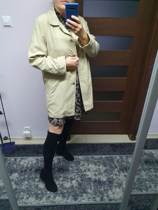 Kurtka płaszczyk trencz Damart rozmiar 16