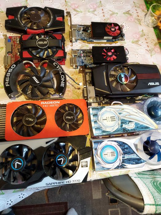 Охлаждения видеокарты (вентиляторы и др.)