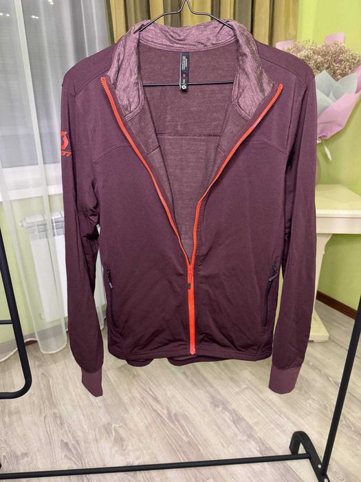 Кофта Куртка Scott Trail MTN Merino Jacket - Maroon Red Оригінал