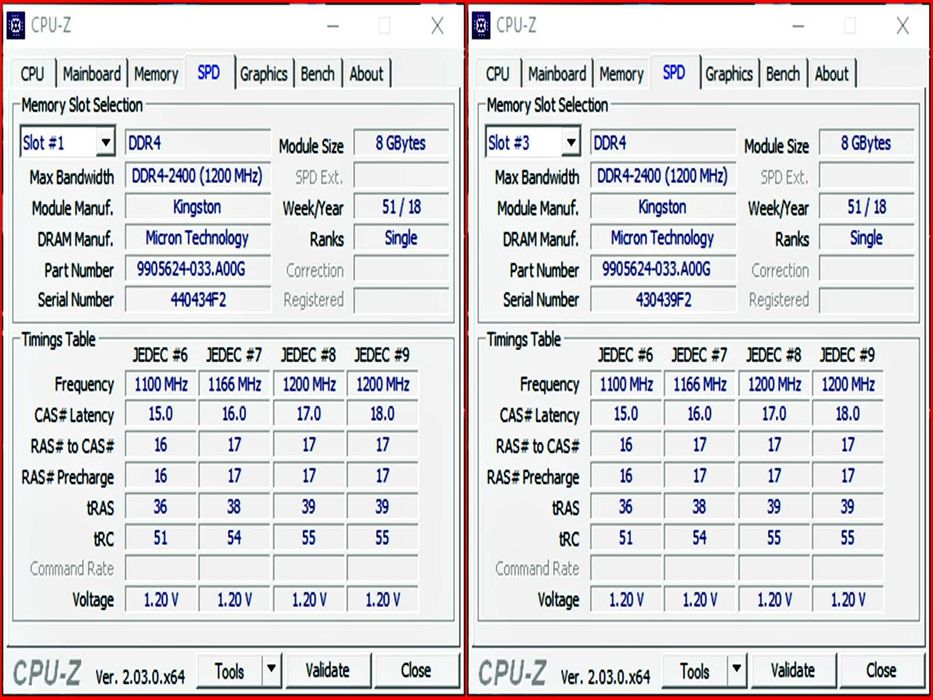 DDR4 16GB KingSton 2400