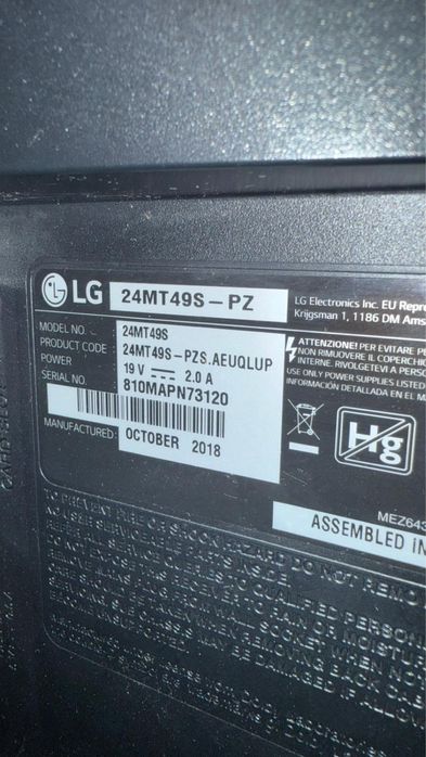 Televisao LG com uso mas em bom estado