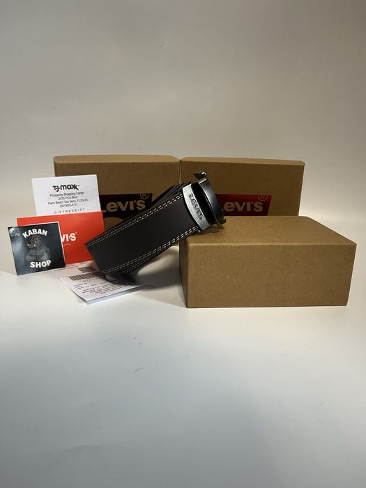 ‼️РОЗПРОДАЖ‼️Ремінь чоловічий Levi’s/ Подарунковий набір