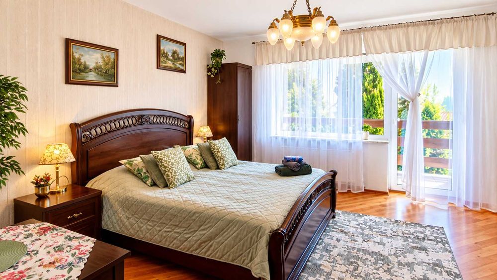 Przytulny pokój  dla 2 osób /balkon/ łoże/ Aneks/