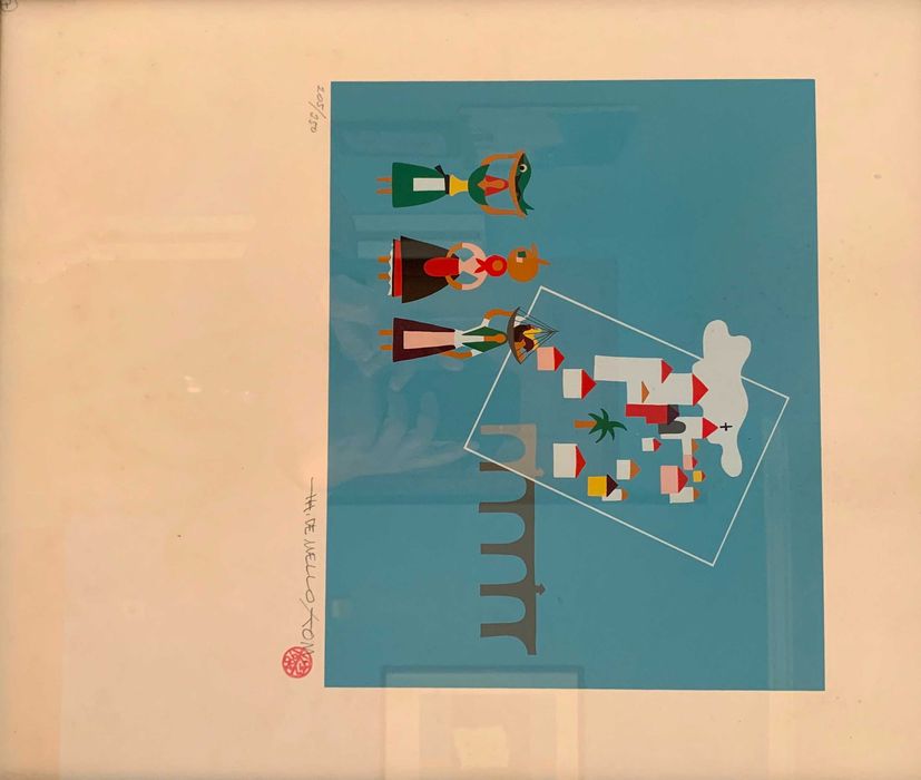 Serigrafia original CPS – Tomaz de Mello (Tom) – assinada e numerada