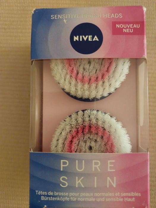 Szczoteczki koncówki nivea Pure Skin