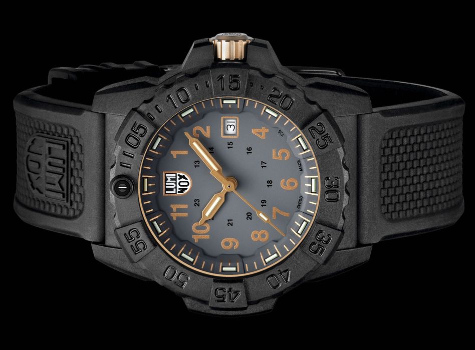 Годинник LUMINOX Navy SEAL 3500 45 mm. XS.3508.GOLD 200 MT.
