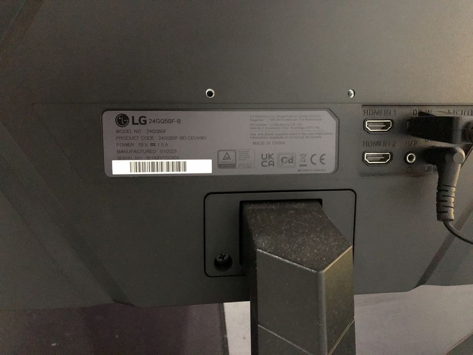 Monitor Gaming 24” 165hz LG UltraGear™ Full HD
