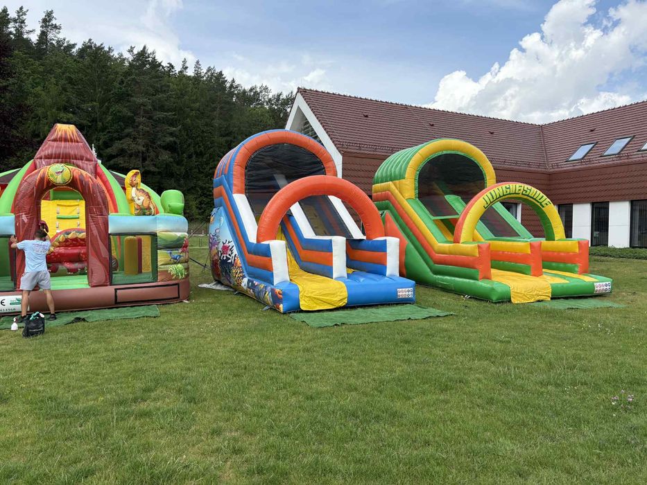 Zamki dmuchane dmuchańce na imprezy zjeżdżalnie dmuchane