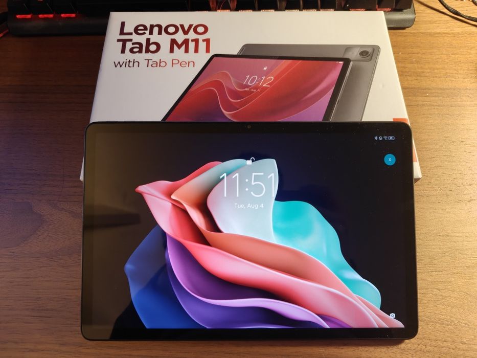 Lenovo Tab M11 8/128Gb + rysik + etui z klawiaturą