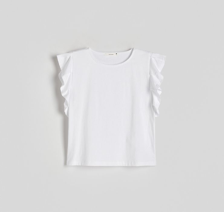 Біла святкова футболка reserved