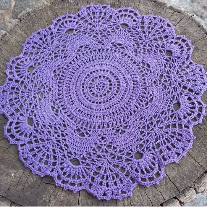 Салфетки вязаные крючком