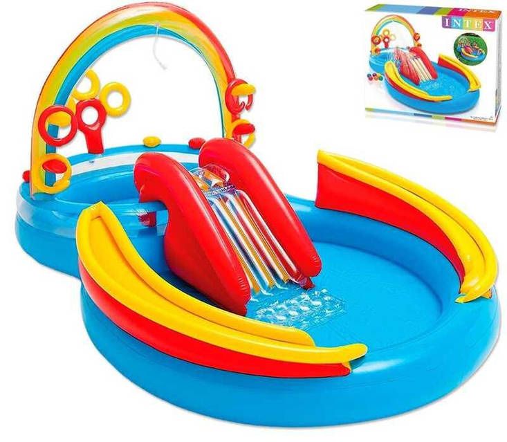 Intex Ігровий центр 57453 NP (2) Веселка, 297х193х135 см, 428 л