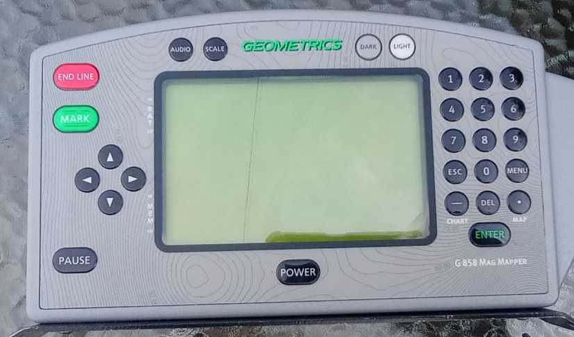 Badanie magnetometrem cezowym Geometrics 858 pomiary skanowanie