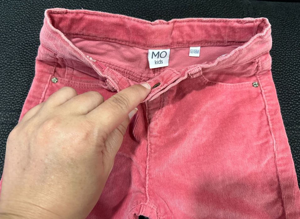 Calças de bombazina giras