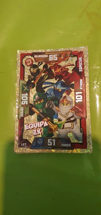 Cartas Ninjago especiais serie 2016