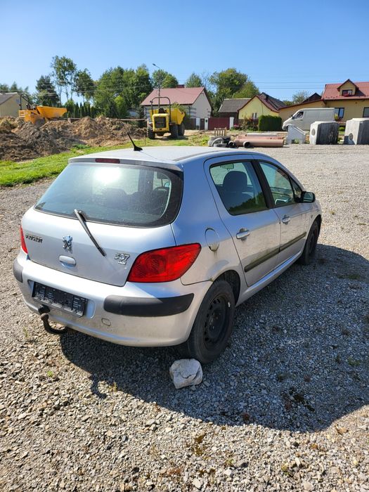 Peugeot 307 tył kompletny zderzak