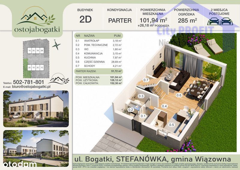 Dom 2D | Segment narożny | Ostoja Bogatki | I Etap