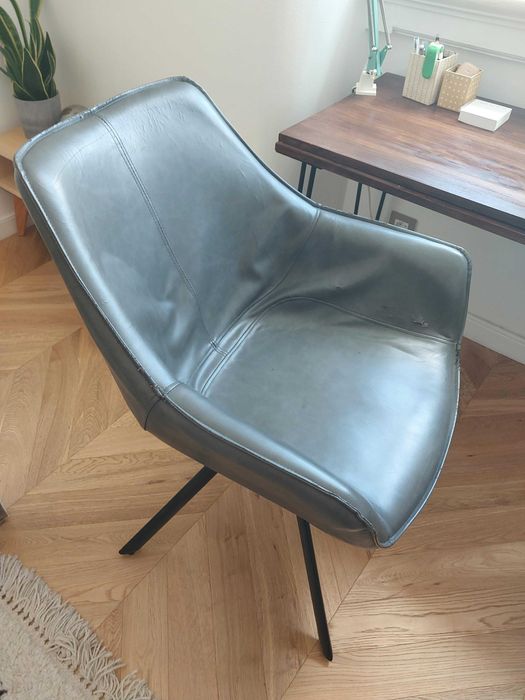 Cadeira de jantar em pele sintética Lucy Sklum