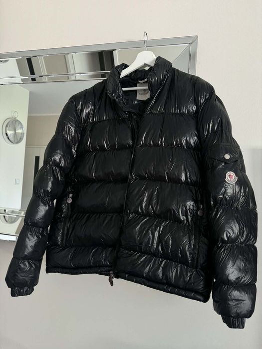 Kurtka zimowa pikowana połysk  Moncler roz XL