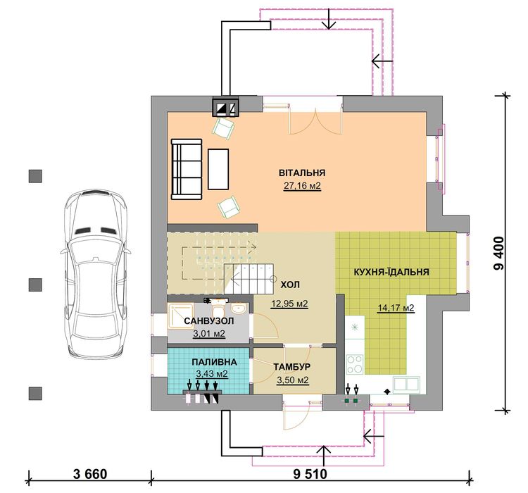 РОЗТЕРМІНУВАННЯ! Продаж будинку Alan в КМ PRAUD hills, 120кв.м.