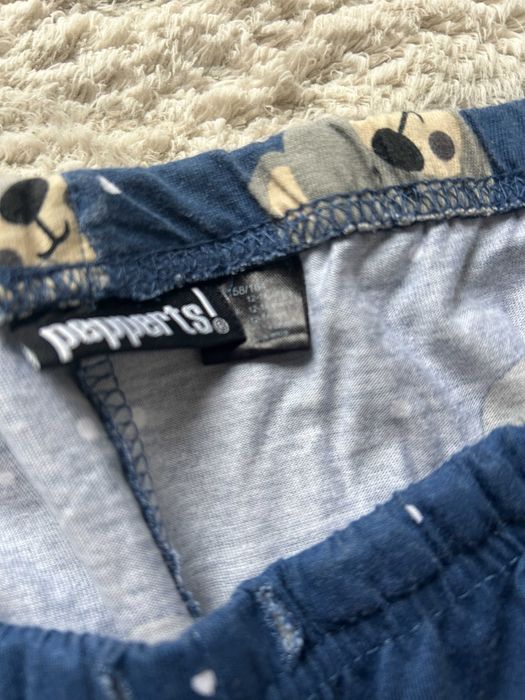 Spodnie dół od piżamy granatowe misie rozm 164 cm Nowe