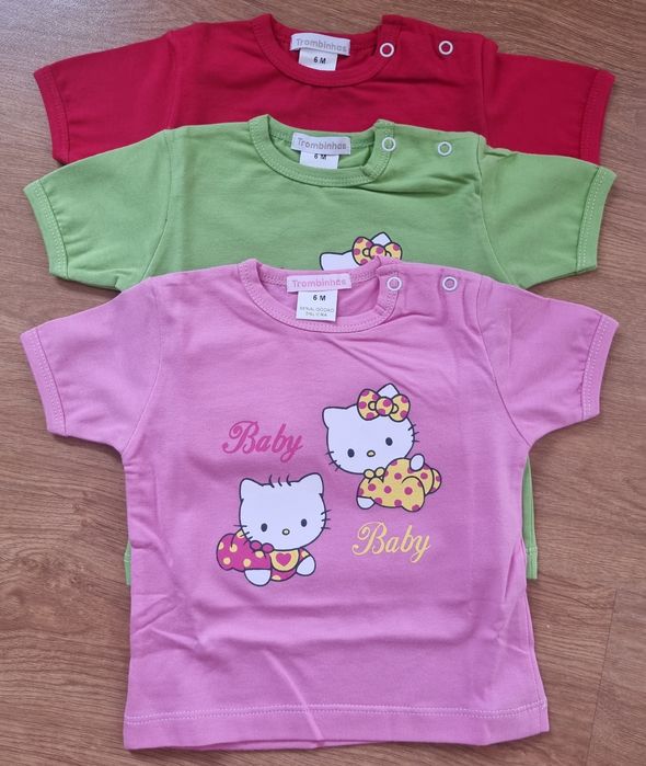 T-shirts NOVAS (Pack de 3 unidades)
T-Shirt novas, nunca foram lavadas