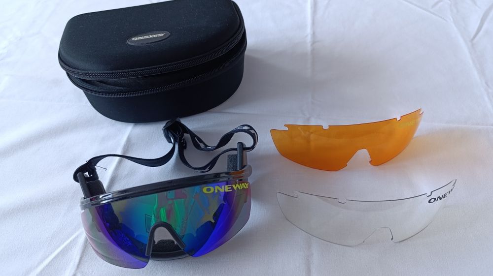 NIŻSZA CENA Gogle/Okulary narciarskie biegowe, nowe ONE WAY