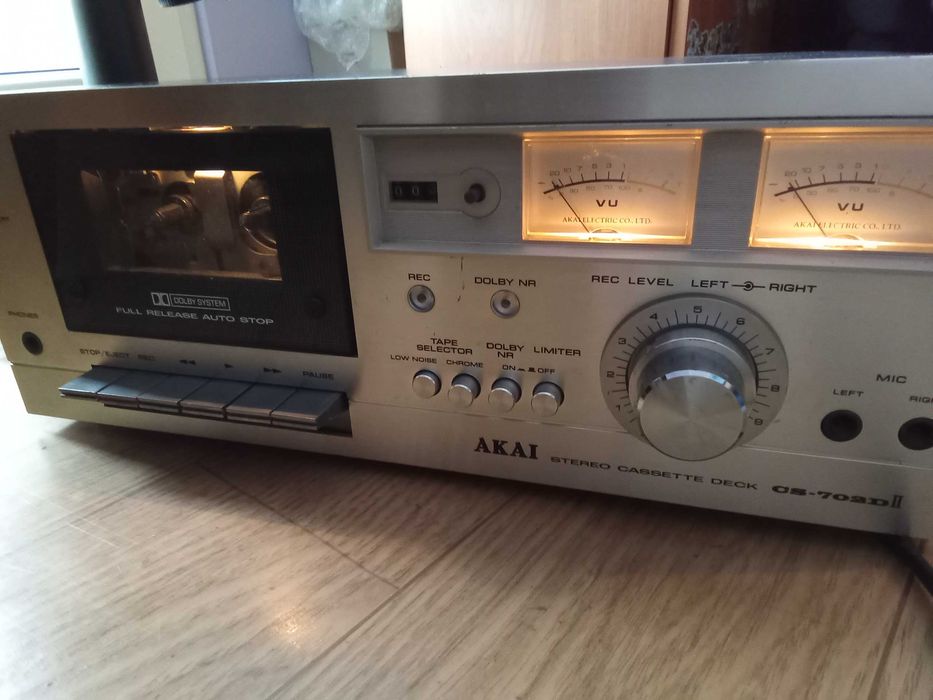 Magnetofon AKAI CS-702 II Made in Japan z lat 70-tych.