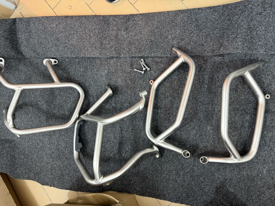 Conjunto crash bar bmw 1250 adventure