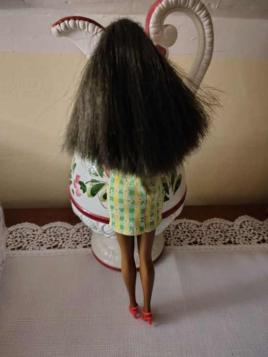 Lalka Barbie Pretty on Plaid afroamerykanka  orginał Mattel 1966/ 1990