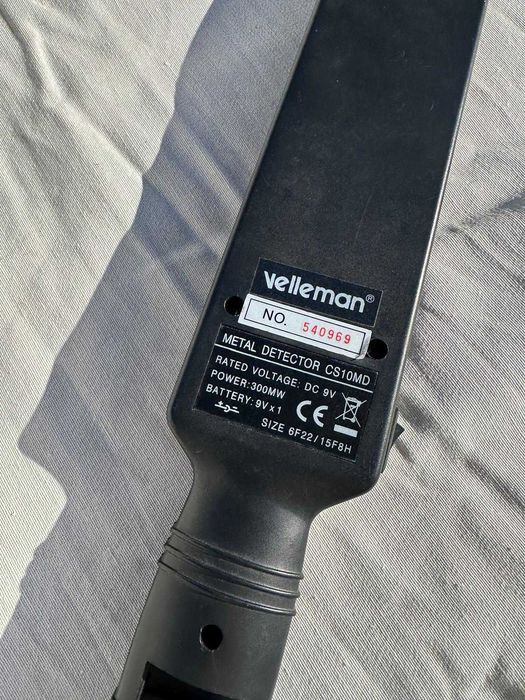 Detector de Metais Portátil Velleman CS10MD – Segurança / Eventos