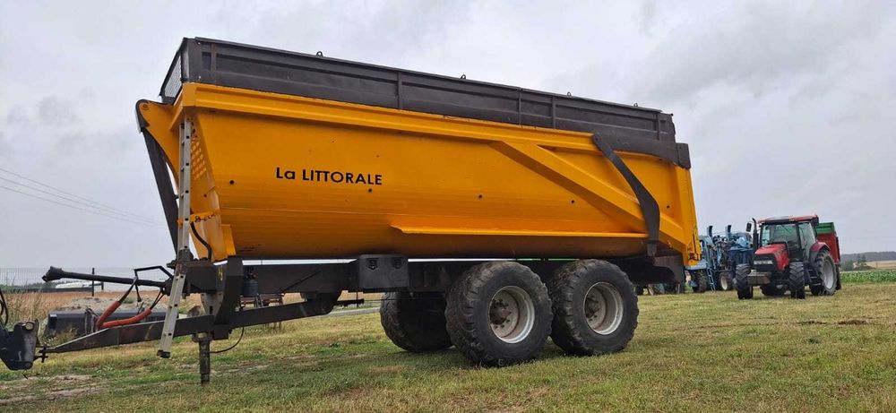 Przyczepa tandem rolnicza skorupowa 15-18 t 35m3 ZAREJESTROWANA