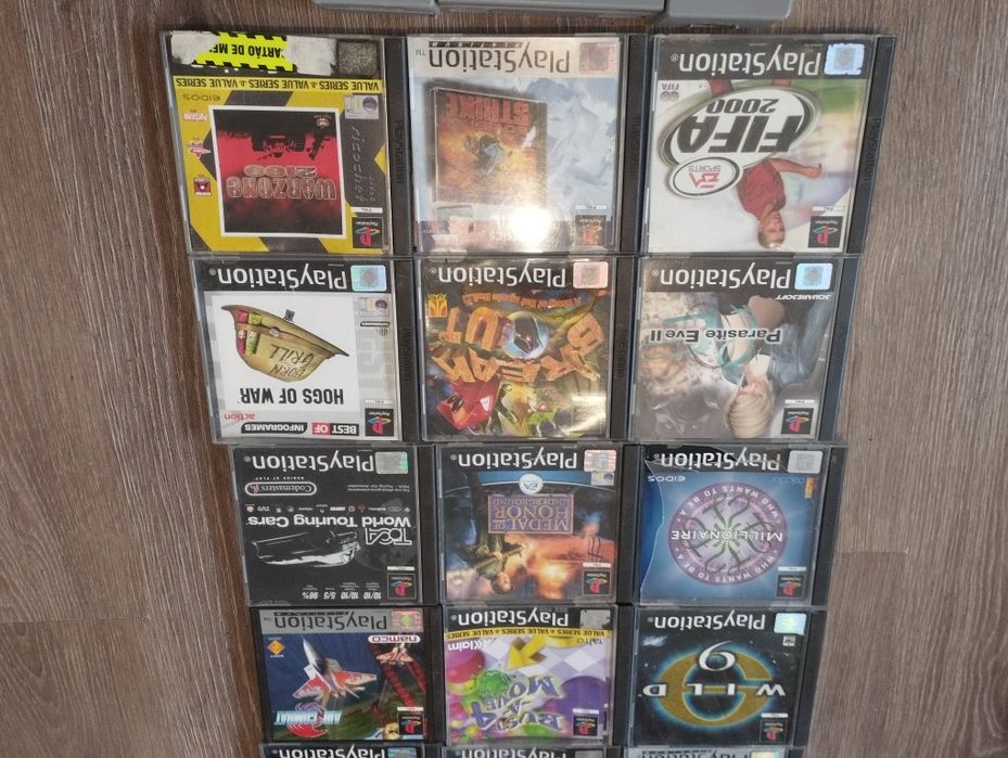 PS1/ 2 comandos/ 12 jogos