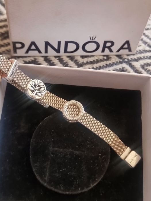 Bransoletka z 3 charmsami Pandora reflexions srebro