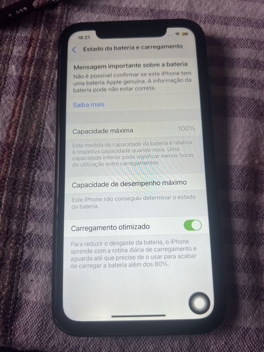 Iphone XR convertido 13 verde