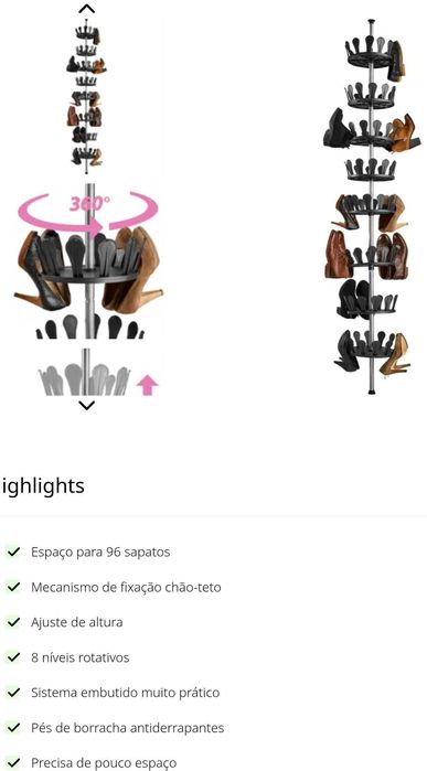 Sofa 2 e 3 lugares + Poltrona + Sapateira Carrossel