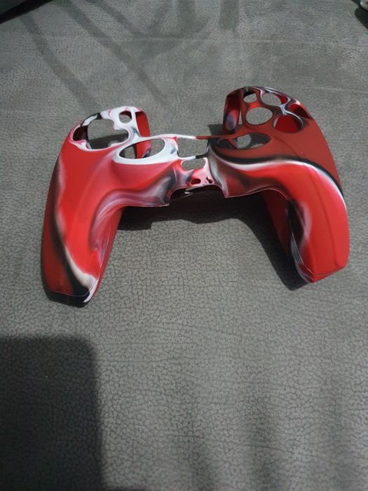 Red and Blue PS5 Controller Silicone Cover, New Camouflage Pattern64584282039426122