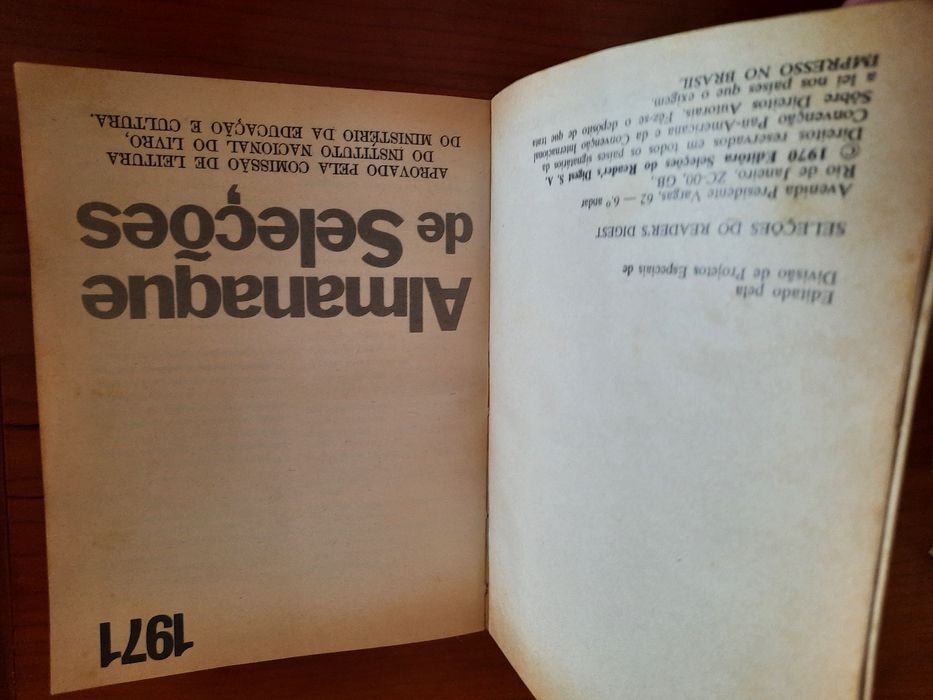 Almanaque de Seleções brasileira- a Enciclopedia Compacta 1971