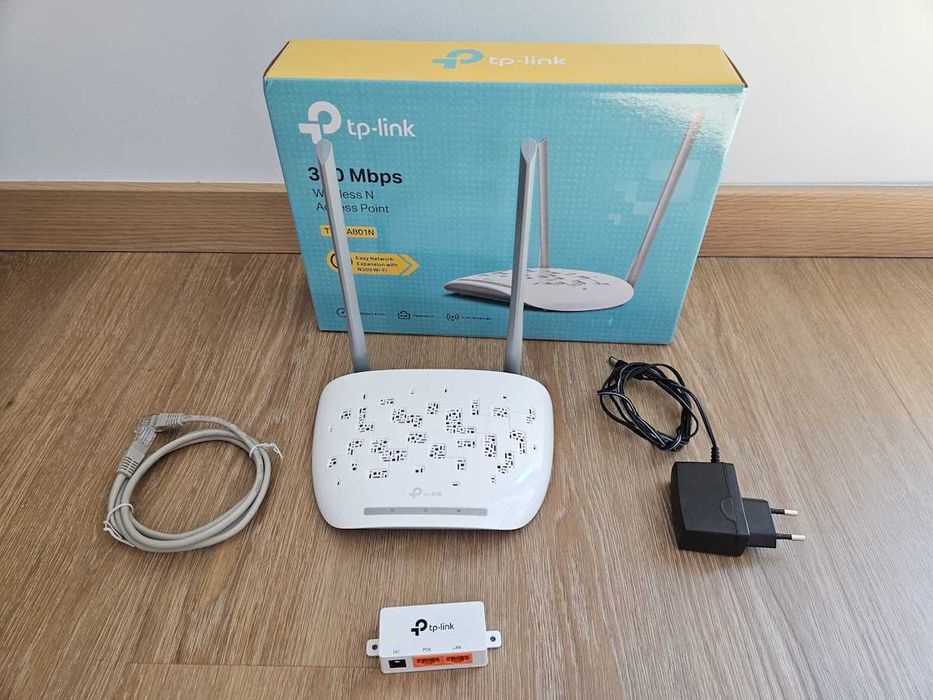 Access Point TP-Link TL-WA801N N300 com PoE Passivo - Como Novo