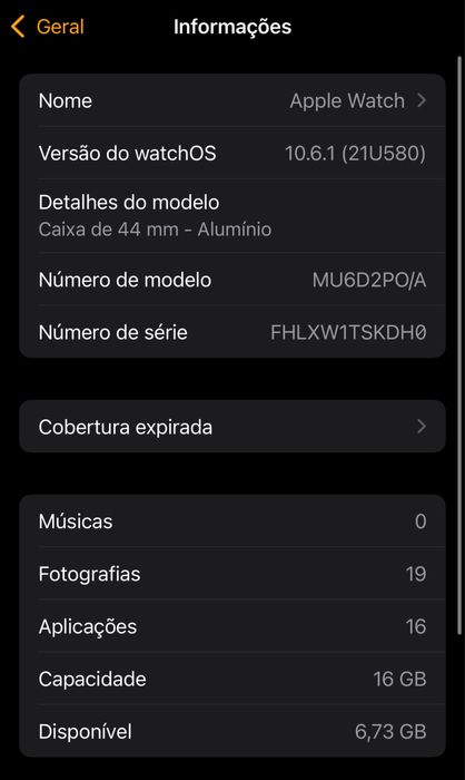 Apple Watch série 4 - em perfeito funcionamento - smartwatch