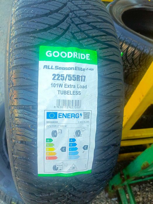 Nowe opony całoroczne wielosezonowe 225/55/17 Goodride 2026r